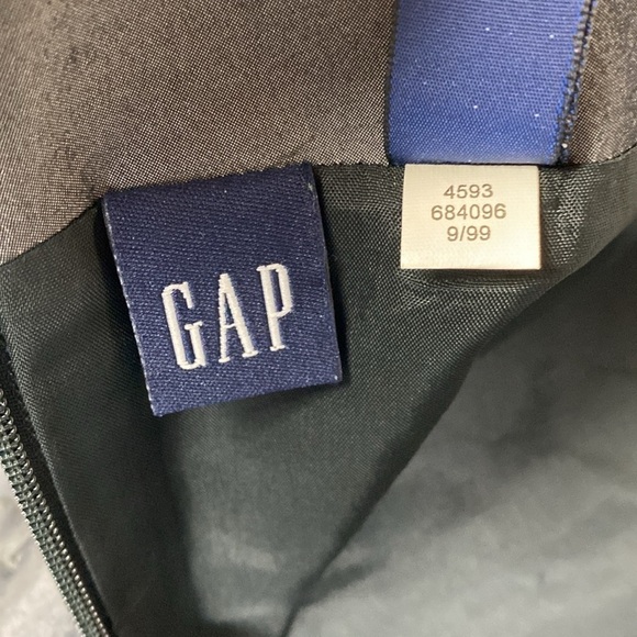 Vtg Gap beaded sparkle pencil skirt size 1 bling preppy glam 1999 Friends - Picture 8 of 10